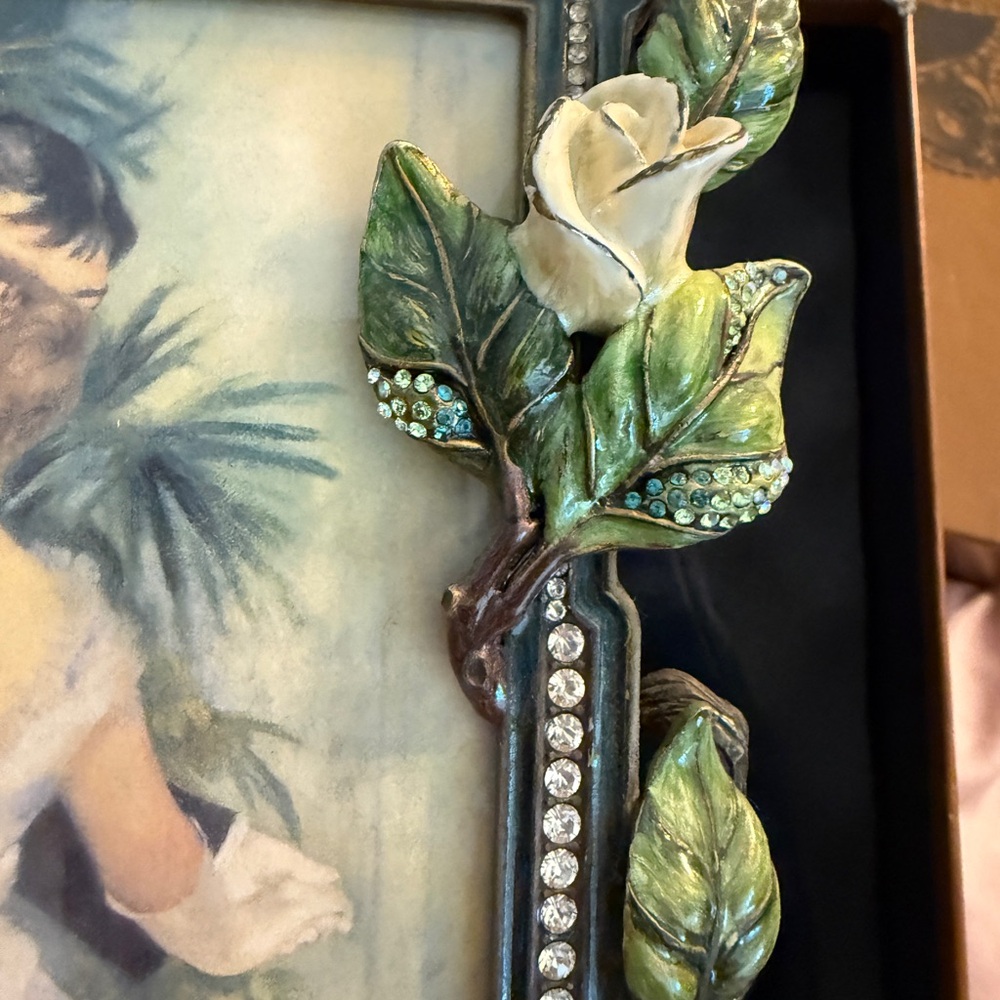 Jay Strongwater Orchid Embellished Picture Frame - Picture 6 of 6